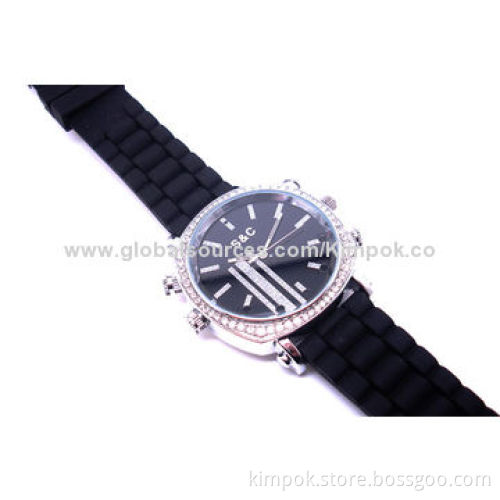HD 720P beautiful lady SPY watches with 180 degree video and audio recording, IR night visionNew